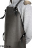 Schutzschürze aus Leder F40 brown Druckfrei Metzger/Schweißer/Koch/Grill/Schlosser