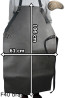 Schutzschürze aus Leder F40 brown Druckfrei Metzger/Schweißer/Koch/Grill/Schlosser