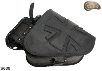 LEATHER SADDLEBAG S638 H-D SOFTAIL