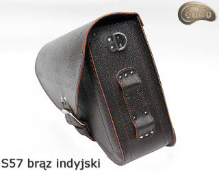 LEATHER SADDLEBAG S57 RETRO VINTAGE  H-D SPORTSTER