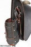 LEATHER SADDLEBAG S63 RETRO VINTARETRGE H-D SOFTAIL
