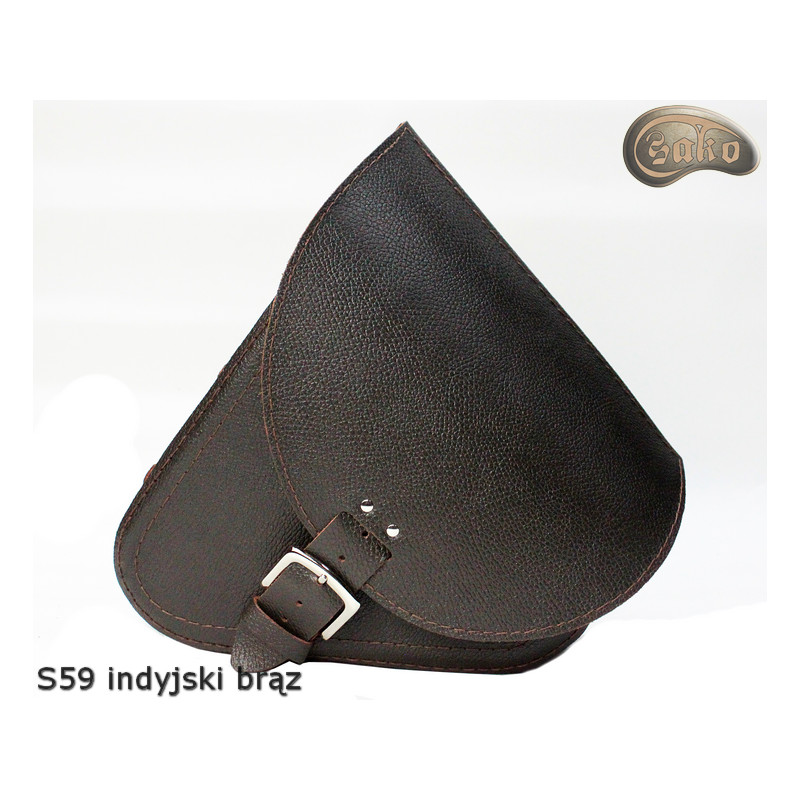 LEATHER SADDLEBAG S59 RETRO VINTAGE H-D SOFTAIL