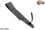 Gitarren-/Bassgurt G24, beidseitig glänzend, Echtleder
