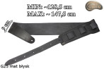 G26 Elektromos/Basszusgitár Heveder, Matt, Kétoldalas, Valódi Bőr