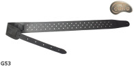 Beidseitiger Gitarren-/Bassgurt G53 aus echtem Leder