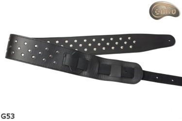 G53 Reversible Genuine Leather Electric/Bass Guitar Strap