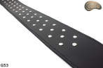 Beidseitiger Gitarren-/Bassgurt G53 aus echtem Leder