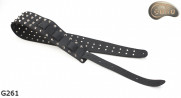Gitarrengurt G261 für E-Gitarre/Bass – matt, beidseitig verwendbar, Echtleder