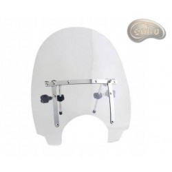Grand pare - brise chopper pour le guidon
