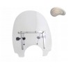Grand pare - brise chopper pour le guidon