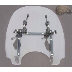 Grand pare - brise chopper pour le guidon