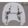 Grand pare - brise chopper pour le guidon
