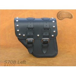 LEATHER SADDLEBAG S70 BASIC H-D DYNA
