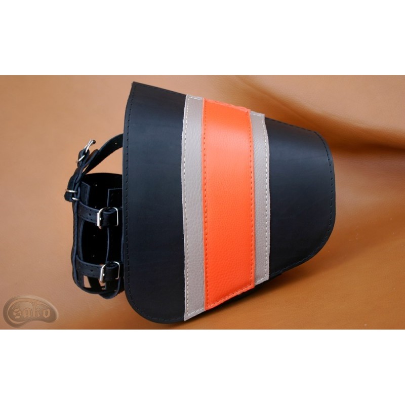 LEATHER SADDLEBAG S633 H-D SOFTAIL