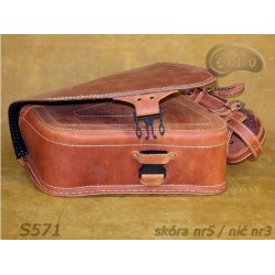 LEATHER SADDLEBAG S571 H-D SPORTSTER