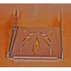 Wide luggage carrier FLAME made of stainless steel