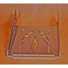 Wide luggage carrier FLAME made of stainless steel
