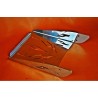 Porte-bagages de moto FLAME en acier inoxydable