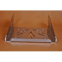 Porte-moto FLAME étroit en acier inoxydable -  étroit