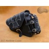LEATHER SADDLEBAG S57 THE MALTA CROSS  H-D SPORTSTER
