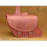 Leather Saddlebags S91 Orange *TO REQUEST*