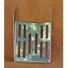Narrow luggage carrier made of stainless steel