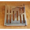 Narrow luggage carrier made of stainless steel
