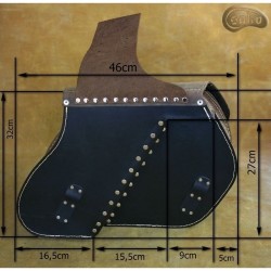 Bőr táska S691 BASIC H-D SPORTSTER