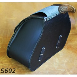 LEATHER SADDLEBAGS S692