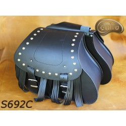 LEATHER SADDLEBAGS S692