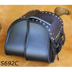 LEATHER SADDLEBAGS S692