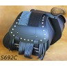 LEATHER SADDLEBAGS S692