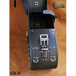 LEATHER SADDLEBAGS S26