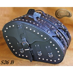 LEATHER SADDLEBAGS S26