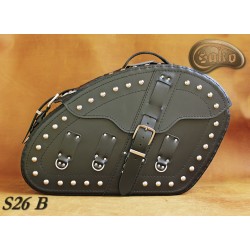 LEATHER SADDLEBAGS S26