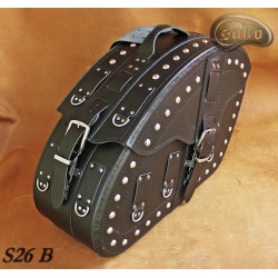 LEATHER SADDLEBAGS S26