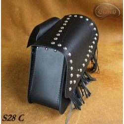 LEATHER SADDLEBAGS S28