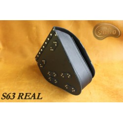LEATHER SADDLEBAG S63 REAL H-D SOFTAIL