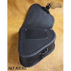 LEATHER SADDLEBAG S63 REAL H-D SOFTAIL