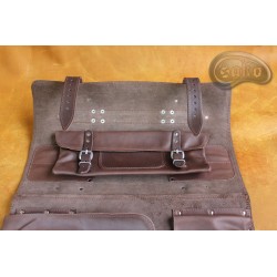 Tasche- / Messerabdeckung KAKAO ( Modell 1)