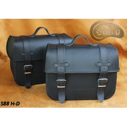 LEATHER SADDLEBAGS S88  *TO REQUEST*