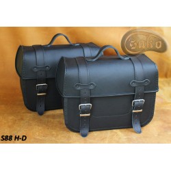 LEATHER SADDLEBAGS S88  *TO REQUEST*
