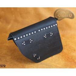 LEATHER SADDLEBAG S72 H-D DYNA