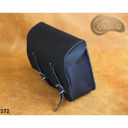 LEATHER SADDLEBAG S72 H-D DYNA