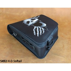 LEATHER SADDLEBAG S492 H-D SOFTAIL *TO REQUEST*