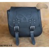 LEATHER SADDLEBAG S82 SKULL *TO REQUEST*