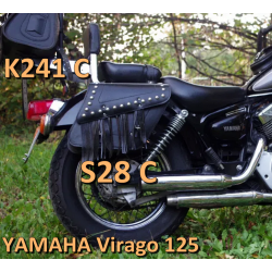 LEATHER SADDLEBAGS S28