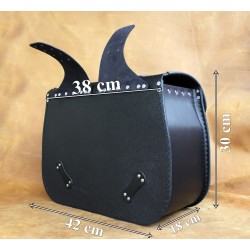 LEATHER SADDLEBAGS S101  *TO REQUEST*