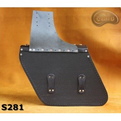 LEATHER SADDLEBAGS S281