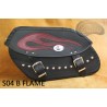 LEATHER SADDLEBAGS S04 FLAME  **TO REQUEST**
